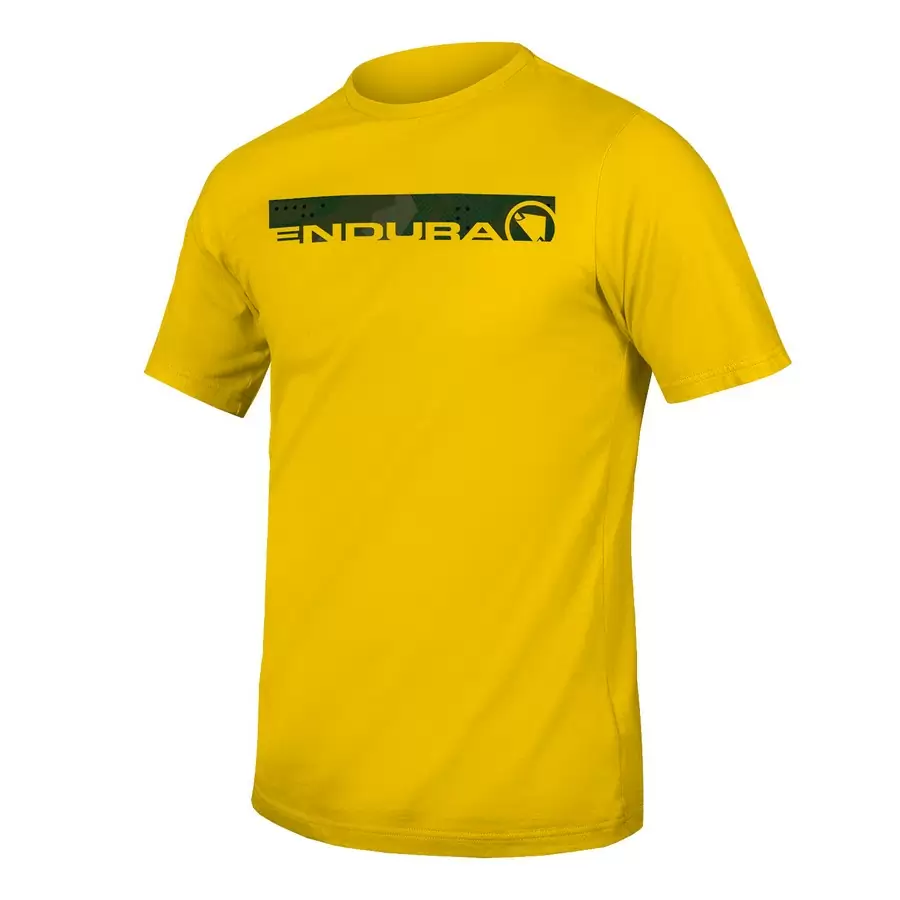 Camiseta One Clan Organic Tee Camo Saffron tamanho XS - image