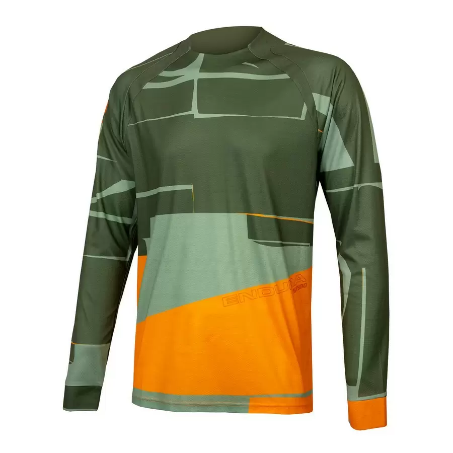Maillot Manches Longues MT500 L/S Print Tee LTD Vert Olive taille L - image