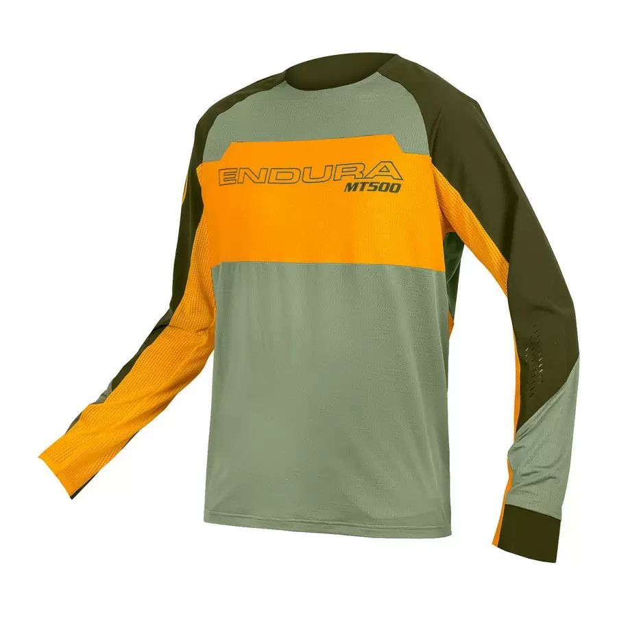 Long Sleeve Jersey MT500 Burner Lite L/S Tangerine size M - image