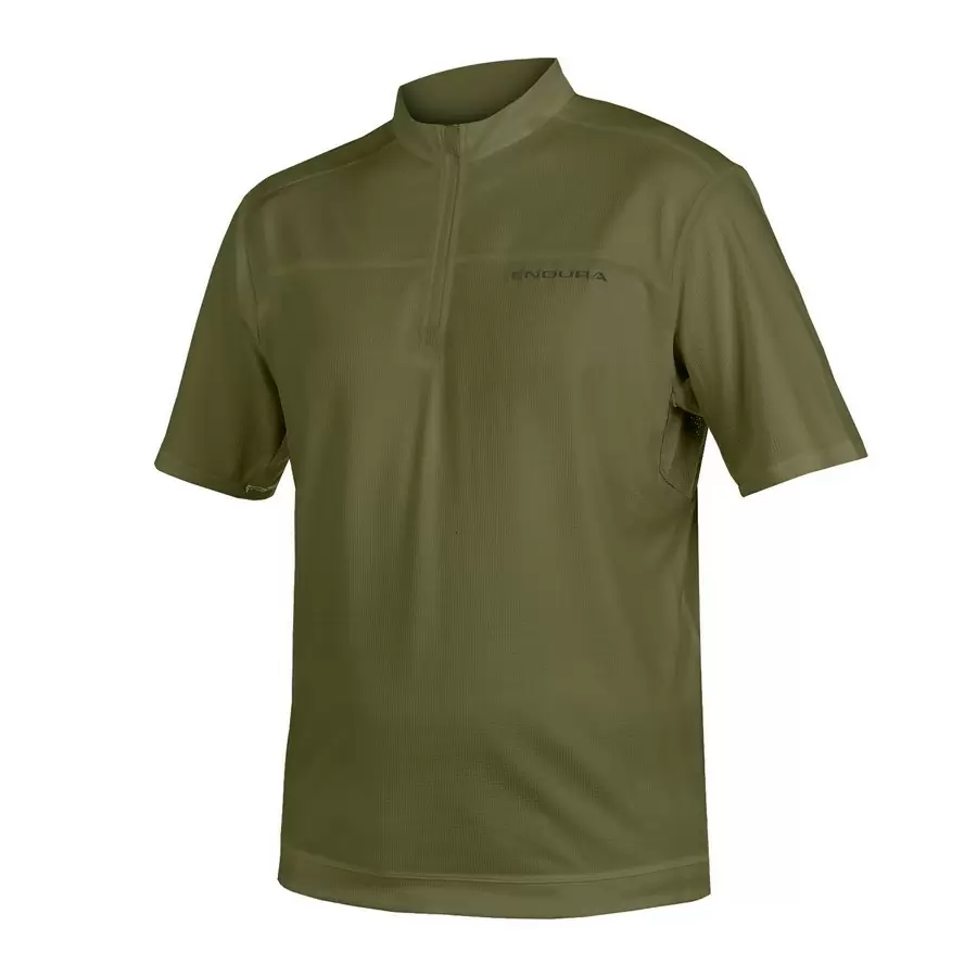 Maillot Manches Courtes Hummvee S/S Jersey II Vert Olive taille XS - image