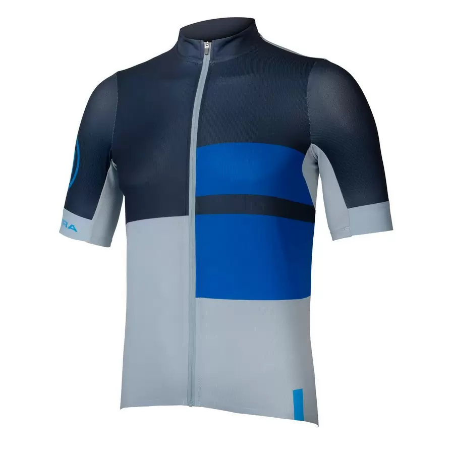 Maillot manches courtes FS260 Print S/S Jersey Ink Blue taille L - image