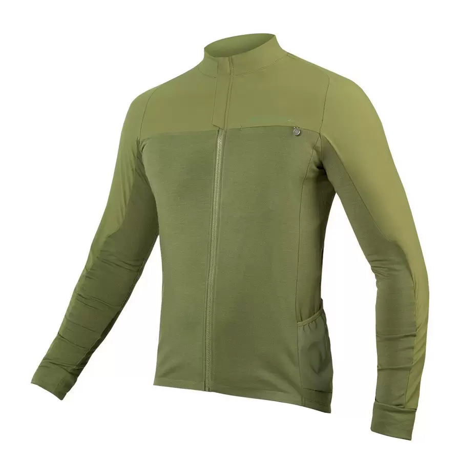Maillot mangas largas GV500 L/S Maillot verde oliva talla XXL - image