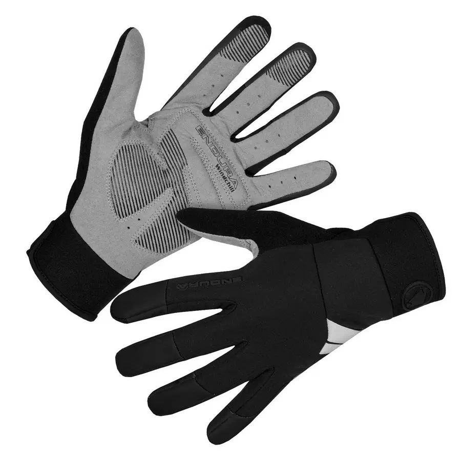 Windchill Windproof Gloves Woman Black Size XL - image