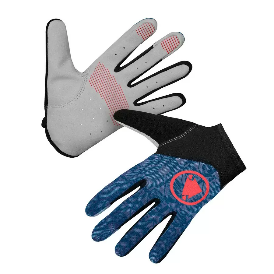 MTB-Handschuhe Hummvee Lite Icon Glove Womens Blueberry Größe L - image