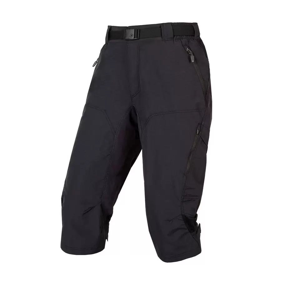 Hummvee 3/4 Short with Liner Women's Long Pants Black size XS - image