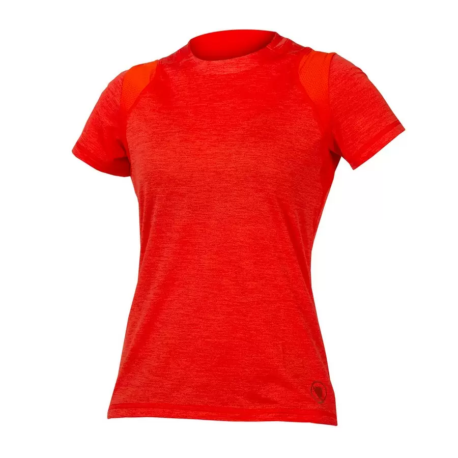 Maglia a Manica Corta SingleTrack S/S Jersey Donna Paprika taglia L - image