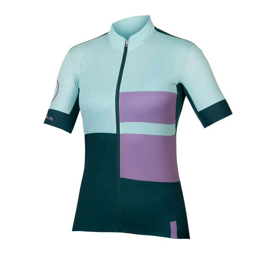 Maillot manches courtes FS260 Print S/S Jersey Womens Violet taille M - image