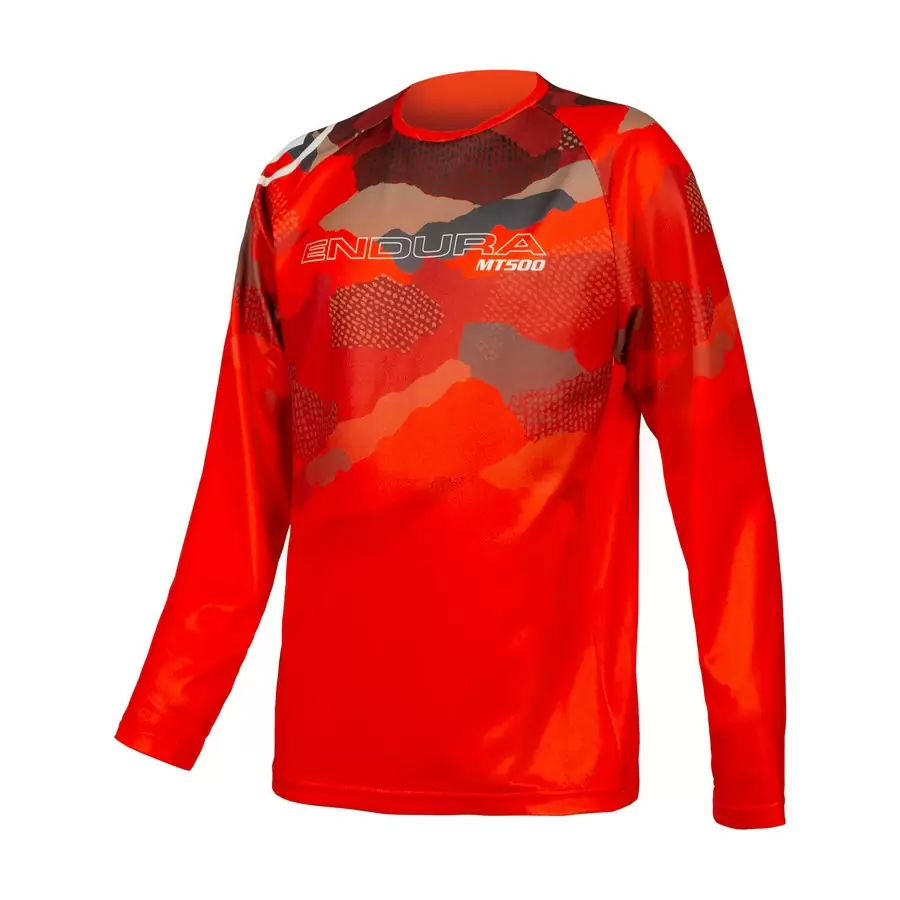 MT500JR L/S LTD Camisa manga comprida vermelha tamanho S - image