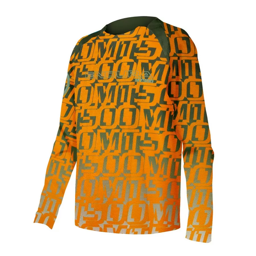 Maillot manches longues MT500 L/S Print Jersey LTD Kids Tangerine taille L - image