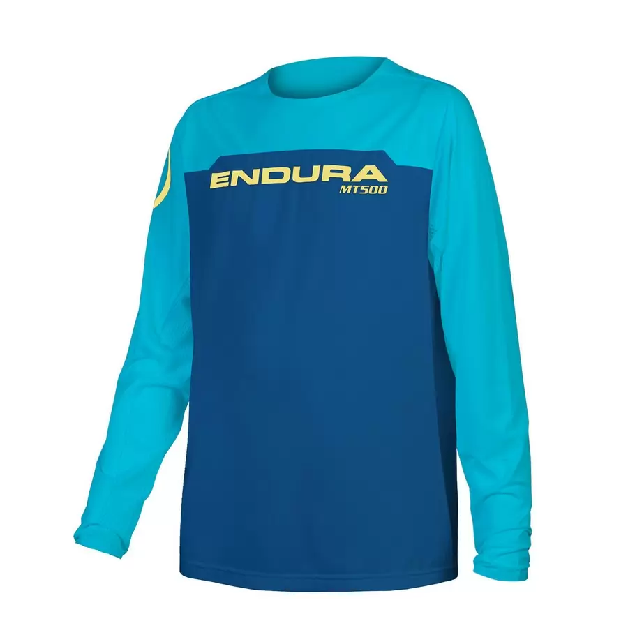 Langarmtrikot MT500 Burner L/S Jersey Kids Blueberry Größe S - image