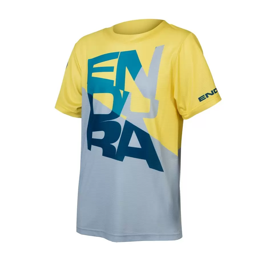 SingleTrack Core Tee T-Shirt Kind Blau Lila Größe M - image