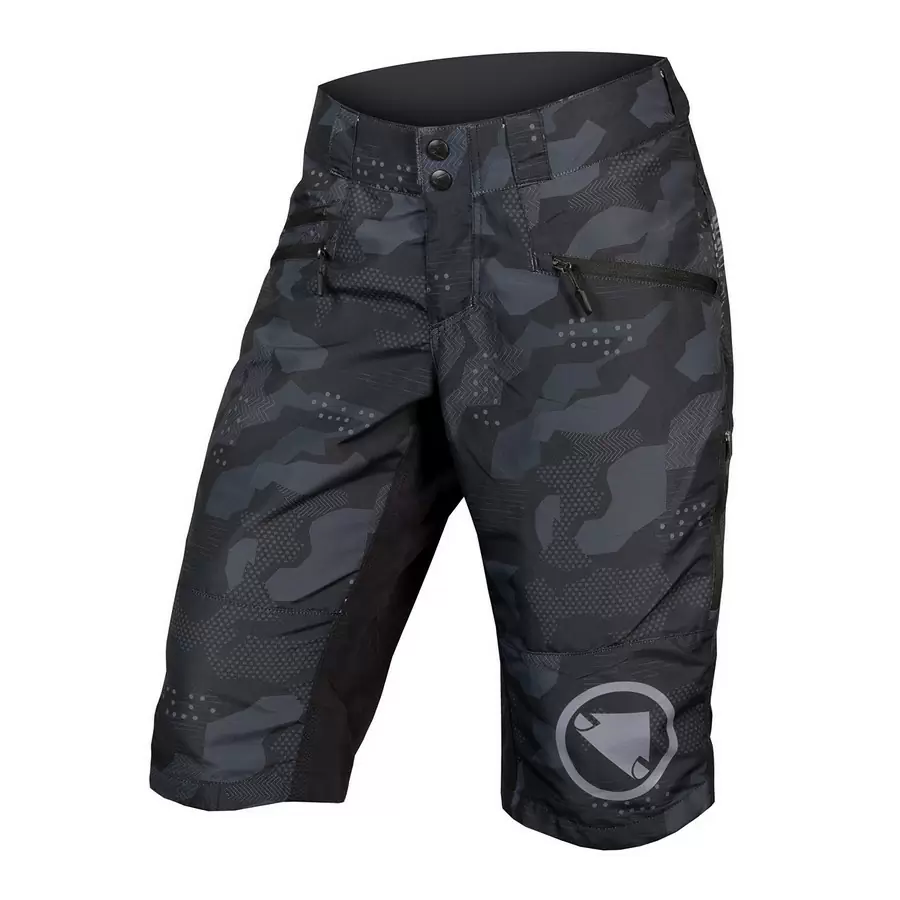 Shorts SingleTrack Short II Womens Black Camo size XL - image