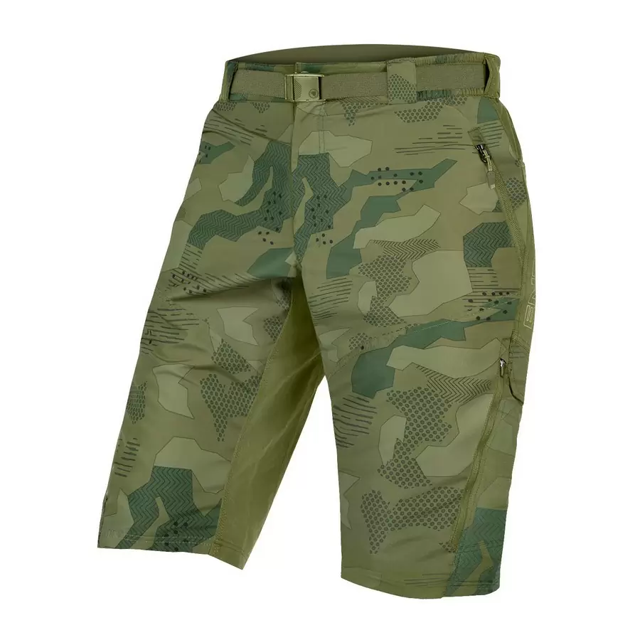 Shorts Hummvee Short with Liner Tonal Olive size L - image