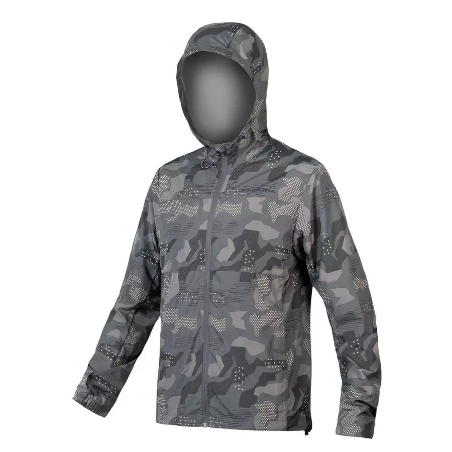 Rainproof/Windproof Hummvee WP Shell Jacket GreyCamo size L - image