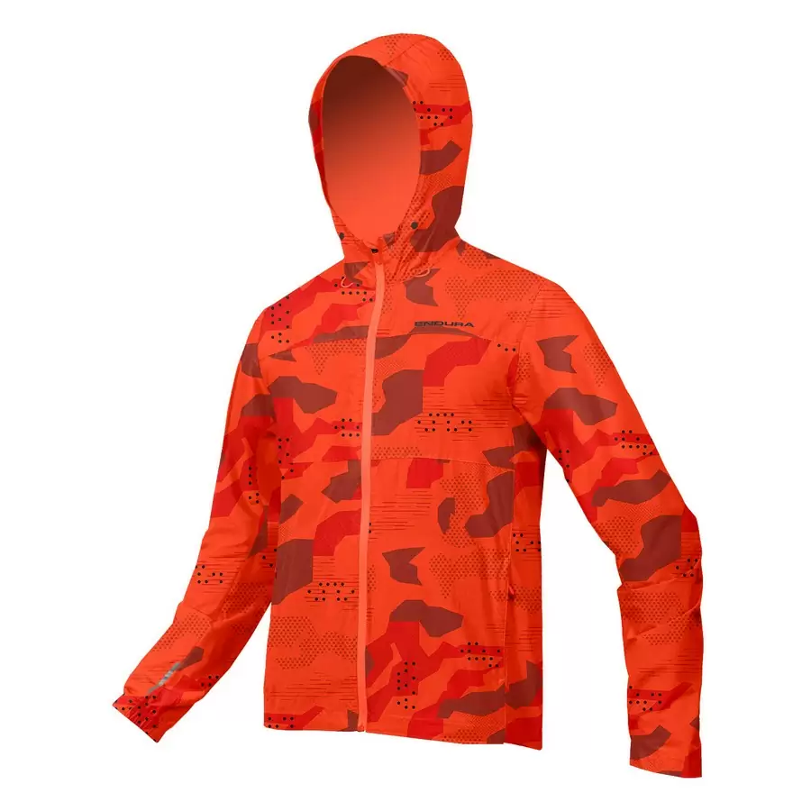 Antipioggia/Antivento Hummvee WP Shell Jacket Paprika taglia M - image