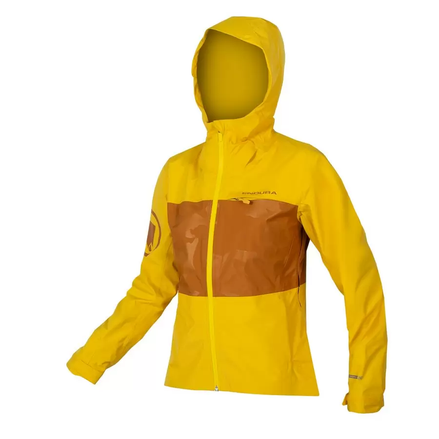 SingleTrack Jacket II Women's Rain/Windproof Jacket Yellow size XS - image