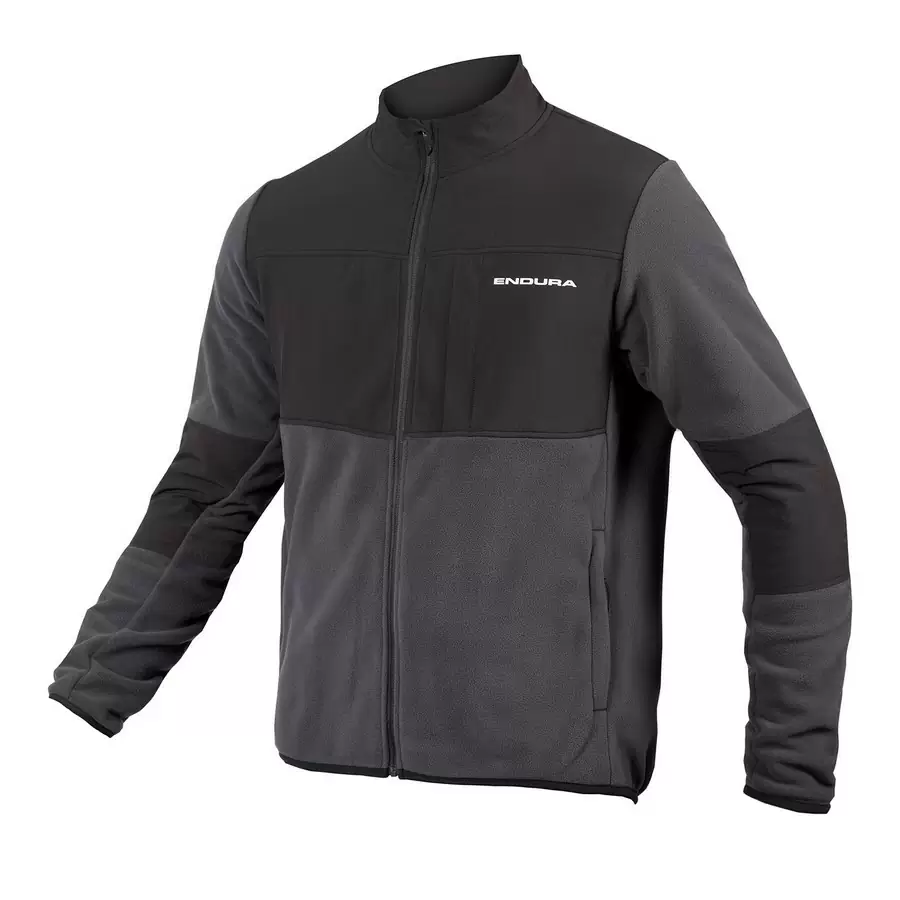 Sweatshirt Hummvee Full Zip Fleece Black size XL - image