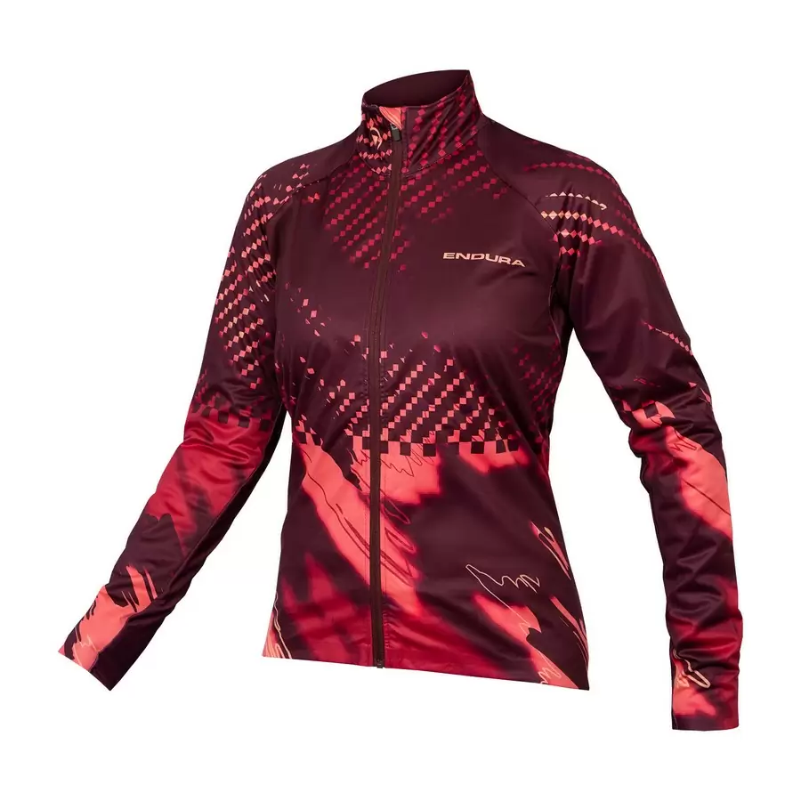 Long Sleeve Jersey FS260-Pro Graphic Windproof Jersey LTD Womens Aubergine size XS - image