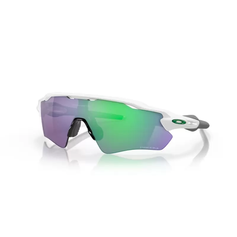 Radar EV Path Polished White Prizm Jade White/Green Lens Oakley Goggl