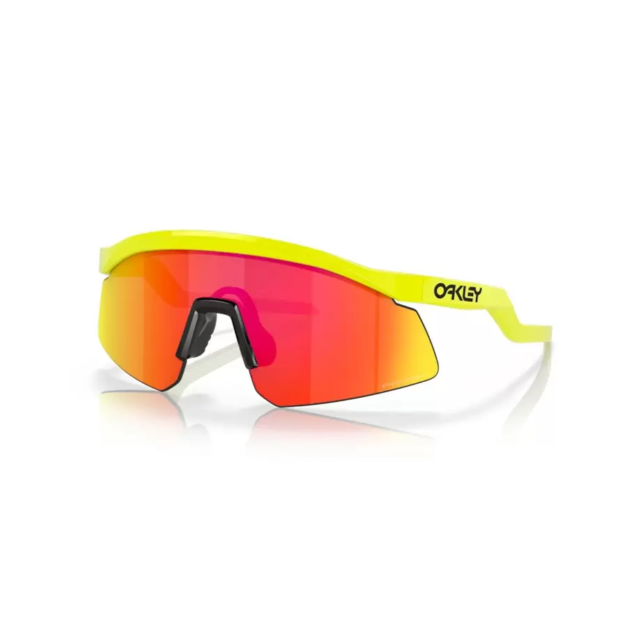 Oakley 0oo9229922905 hydra sunglasses tennis ball yellow prizm ruby l