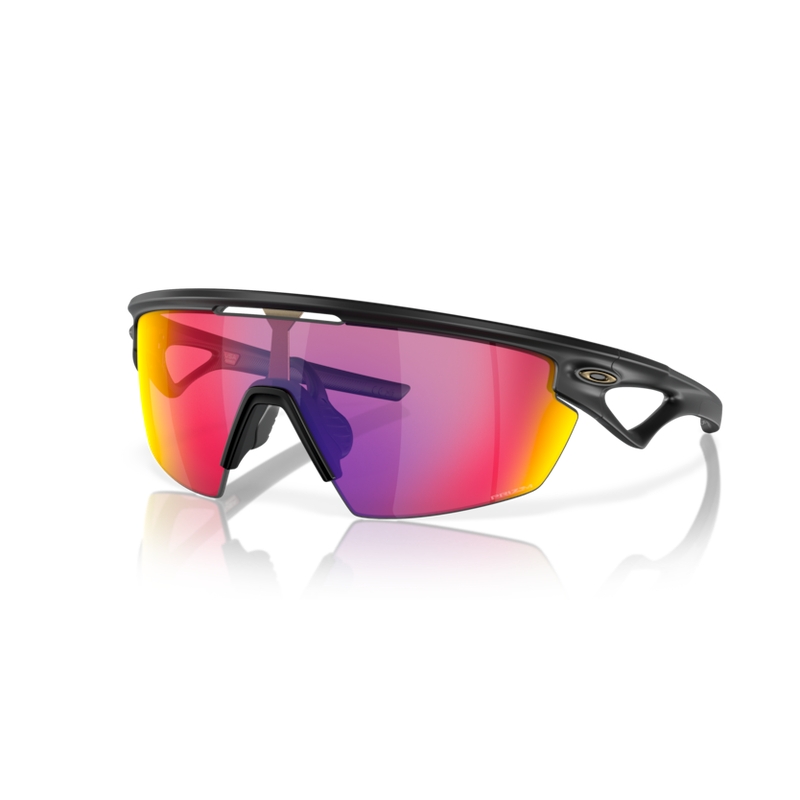 Sphaera Mattschwarze Brille mit Prizm Road-Linse