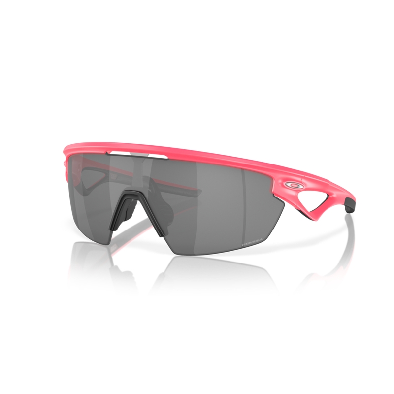 Matte neonpinke Brille von Sphaera mit schwarzen Prizm-Gläsern