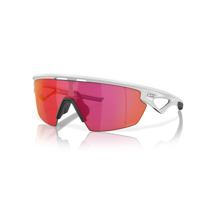 Mattweiße Sphaera-Brille mit Prizm Field-Linse