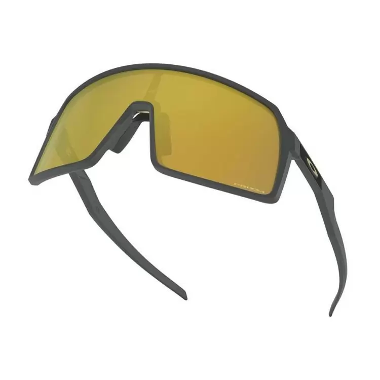 Gafas de Sol Sutro Matte Carbon Prizm 24k Lente Negro/Oro #1