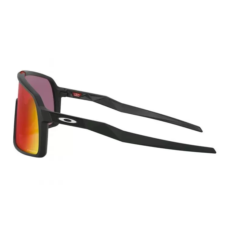 Sutro Sunglasses Matte Black Prizm Road Lens Black/Red #1