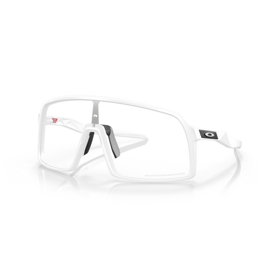 Occhiali Sutro Matte White Lente Clear To Black Iridium Fotocromatica