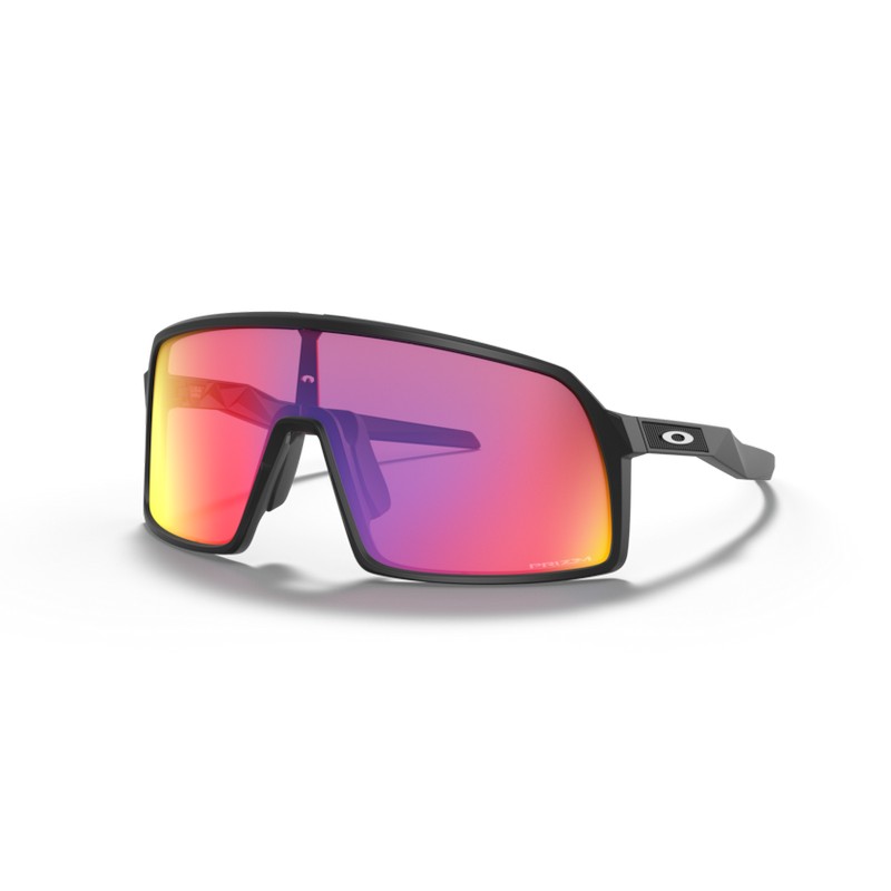 Sutro S Matte Black Glasses Prizm Road Black/Red Lens