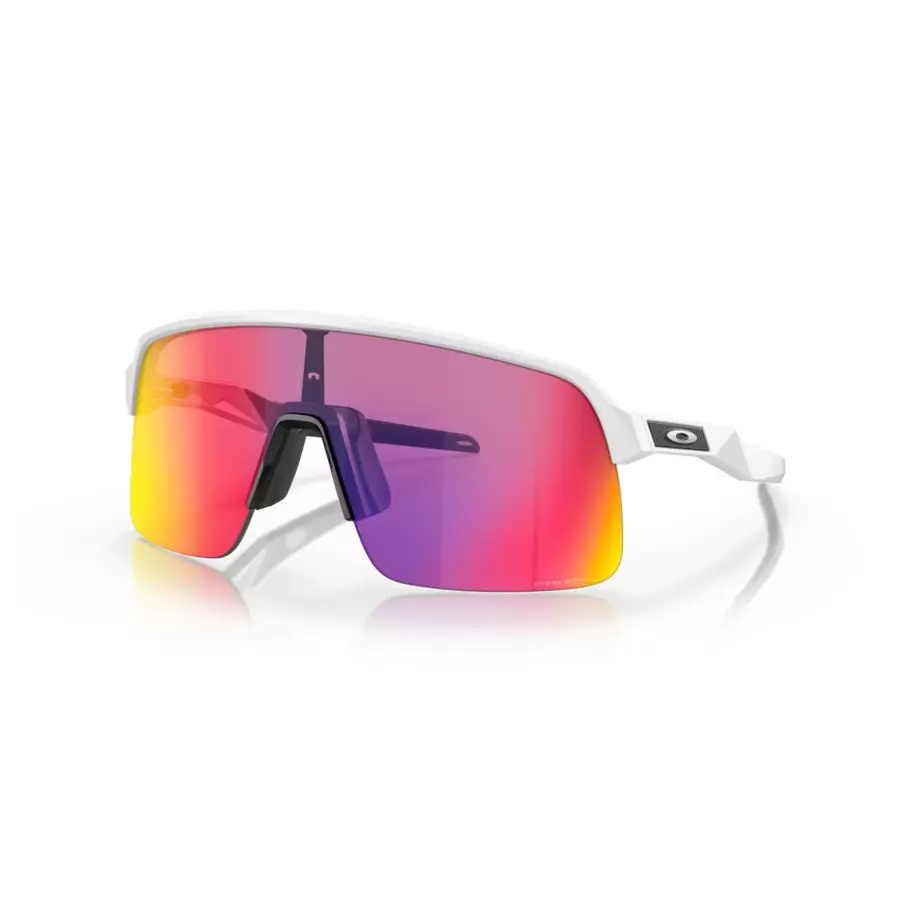 Sutro Lite Sunglasses Matte White Prizm Road Lens White /Red - image