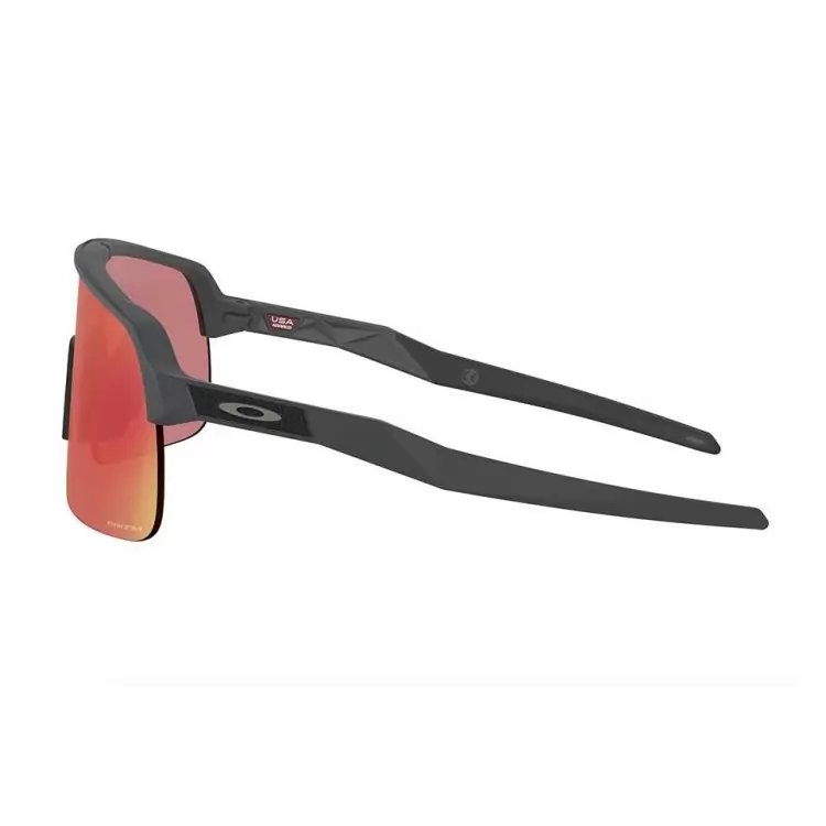 Óculos de sol Sutro Lite carbono fosco Prizm Trail lente tocha preto/vermelho #1