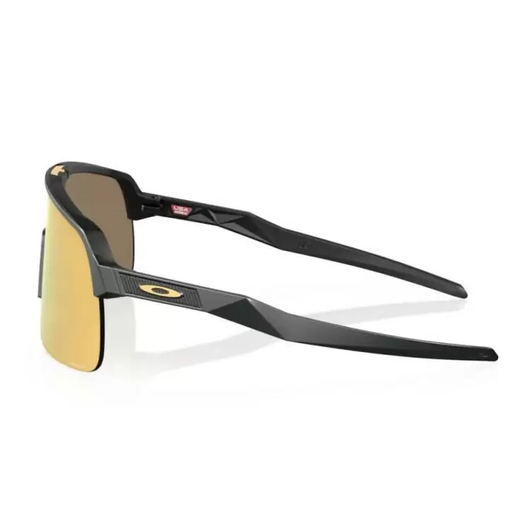 Sutro Lite Sunglasses Matte Carbon Prizm 24k Lens Black/Gold Oakley G