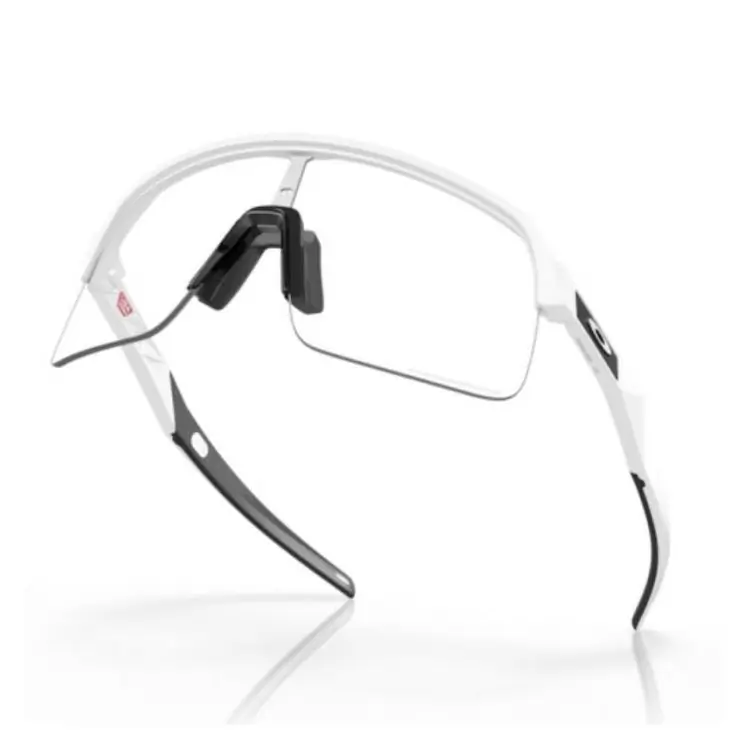 Sutro Lite Sunglasses Matte White Clear To Black Iridium Photochromic Lens #3