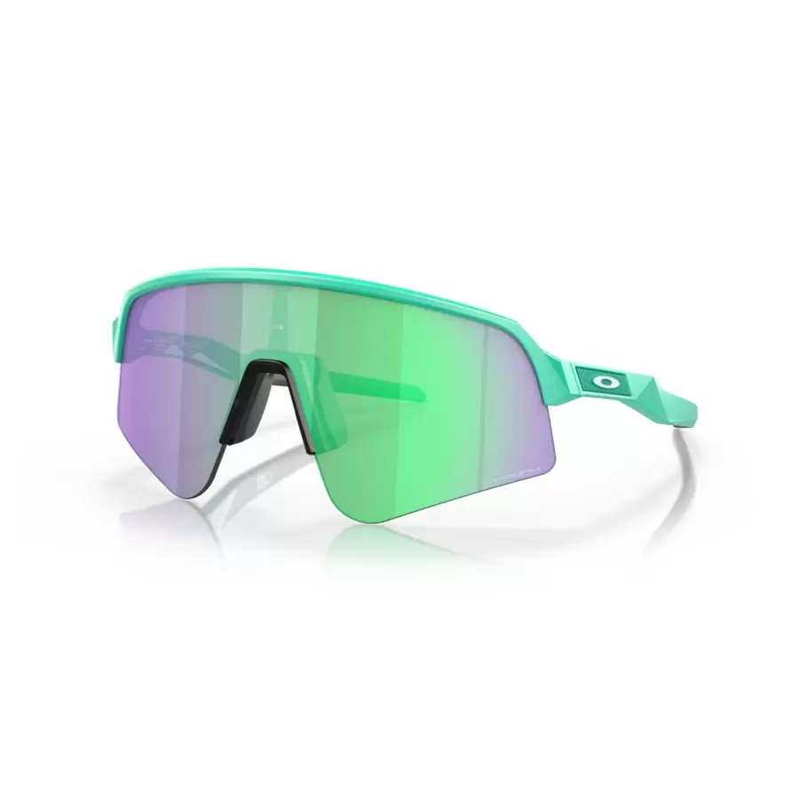 Sutro Lite Sweep Sunglasses Matte Celeste Prizm Road Jade Lens Green - image