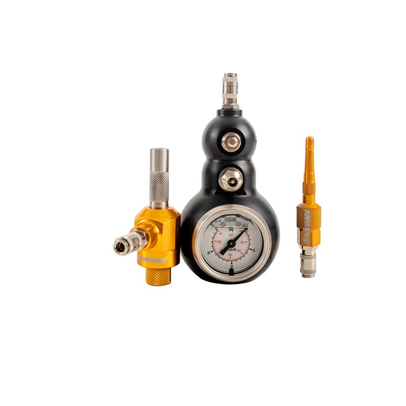 Shock Absorber Pressurization Kit Scale 0-40 Bar Quick Coupler