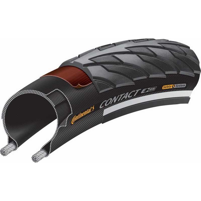 Ciudad Contacto 20x1.75 Black Reflective
