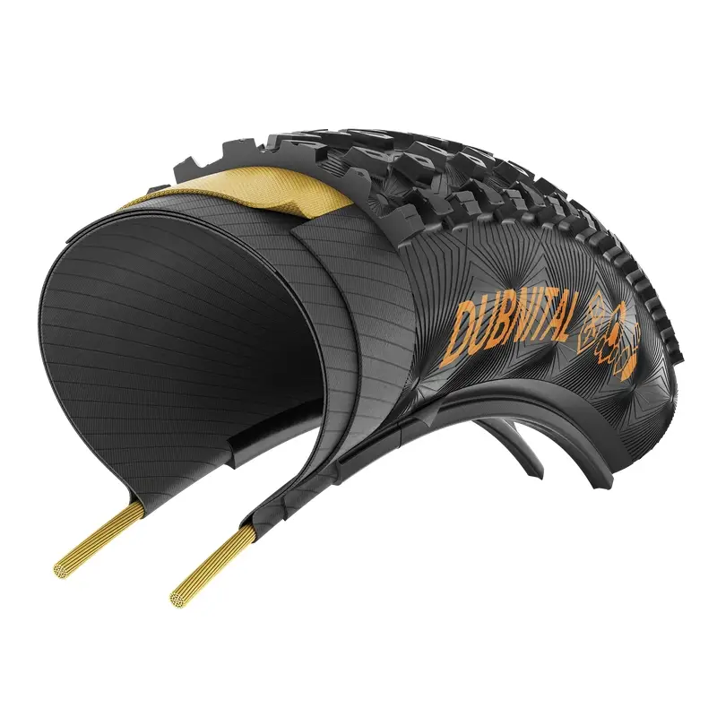 Copertone MTB Dubnital 27,5x2,40 Rapid Compound TLR Skin Nero #1