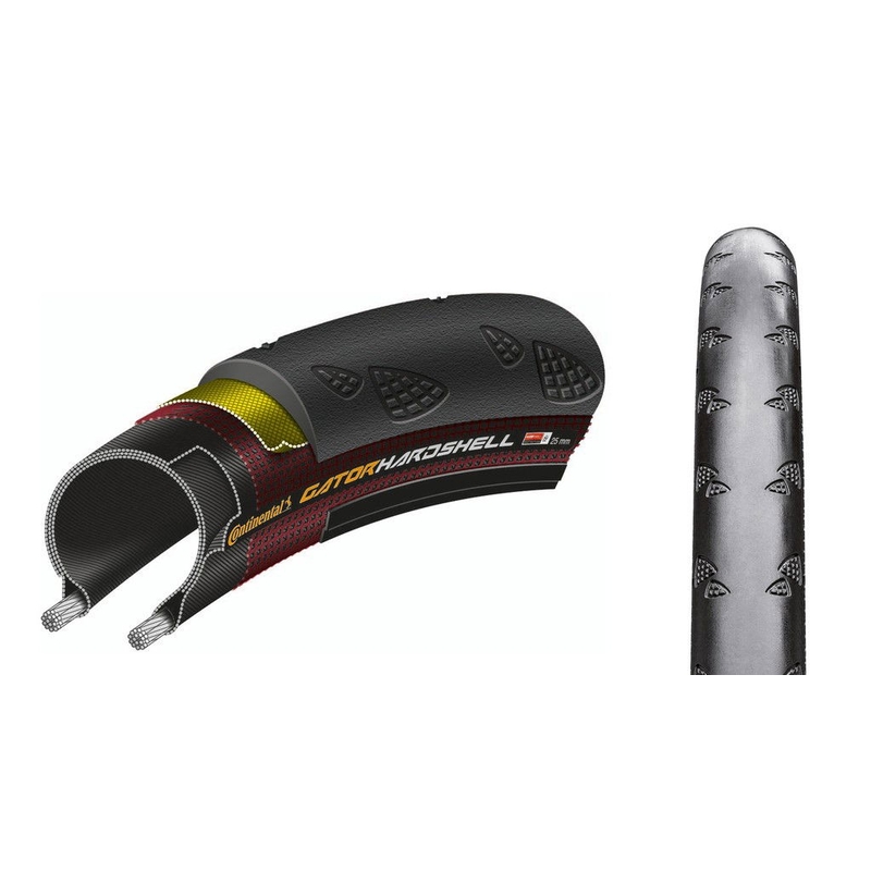 Copertone Strada Gator Hardshell 700x25C DuraSkin Nero