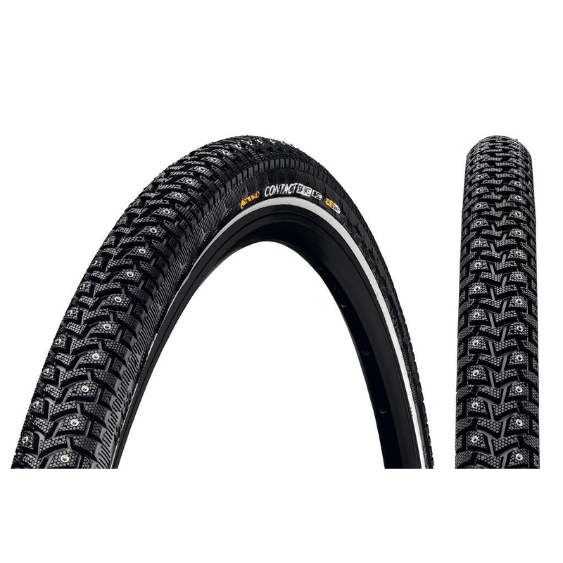 Copertone City Contact Spike 240 28x1,60 Nero Riflettente