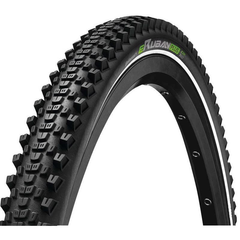 MTB E-Ruban más 29x2,30 Piel Black Reflectante