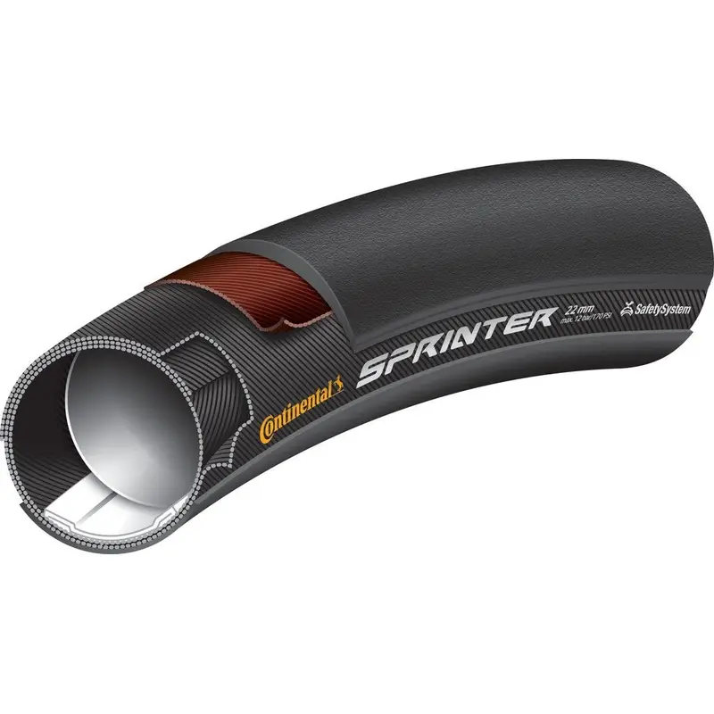 Röhrenstraße Rohr Sprinter 26''x22mm schwarz - image