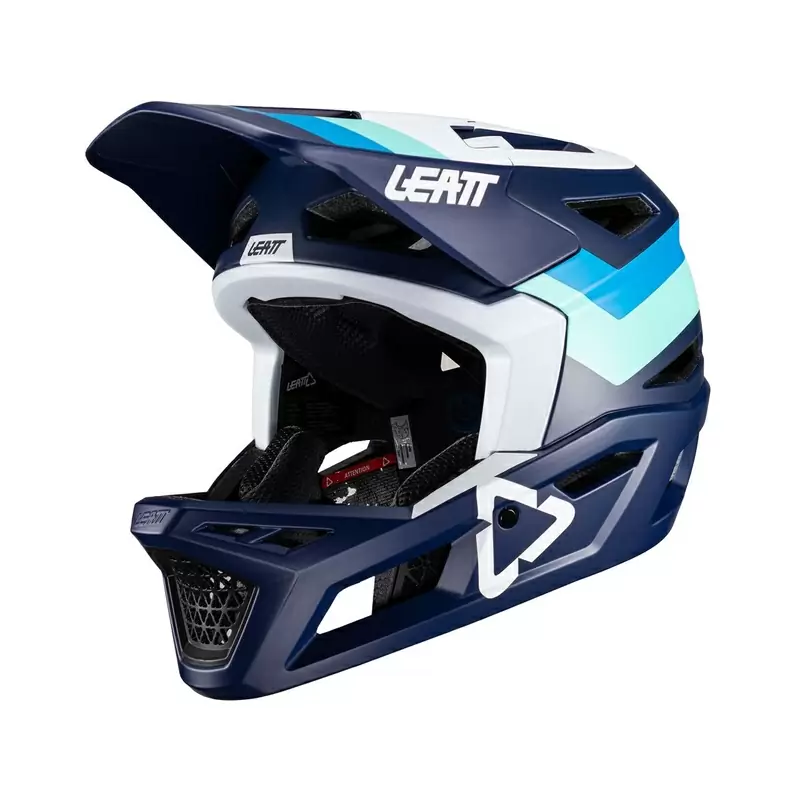 Casco Integral MTB Gravity 4.0 Azul Talla S 55 56cm LEATT Cascos y