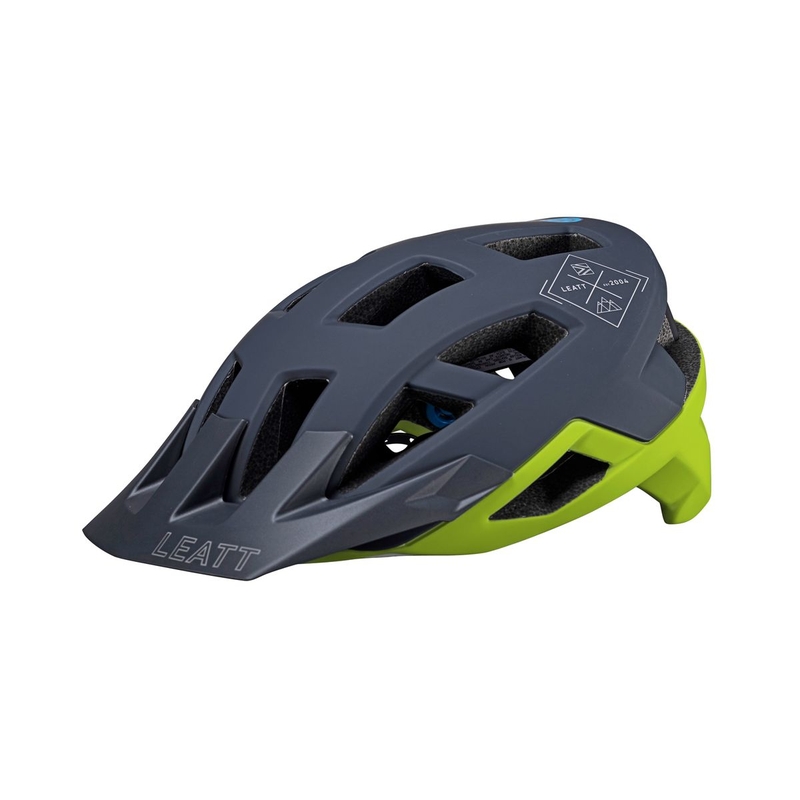 Casco MTB Trail 2.0 V24 Grigio/Verde Taglia S (51-55cm)