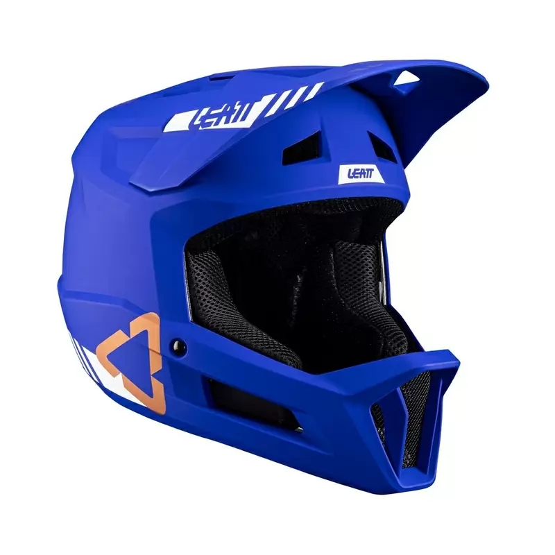 Casco Integrale Bambino MTB Gravity 1.0 Junior Blu Taglia XXS (51-52cm) - image