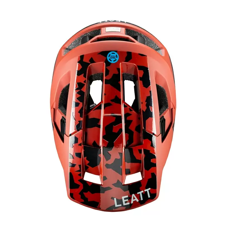 Casco MTB AllMtn 4.0 V25 Rosso/Nero Taglia S (51-55cm) #1