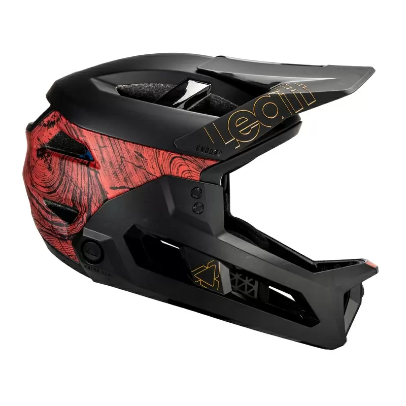 Capacete MTB Enduro 3.0 V25 Preto/Vermelho Tamanho S (51-55cm) #4