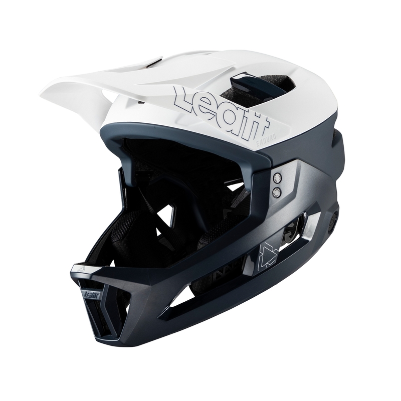 MTB Enduro 3.0 Casco con 3 en 1 tamaño azul/blanco S (51-55 cm)
