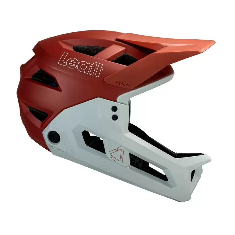 MTB Enduro 2.0 V25 Helm Rot/Weiß Größe S (51-55cm) #1